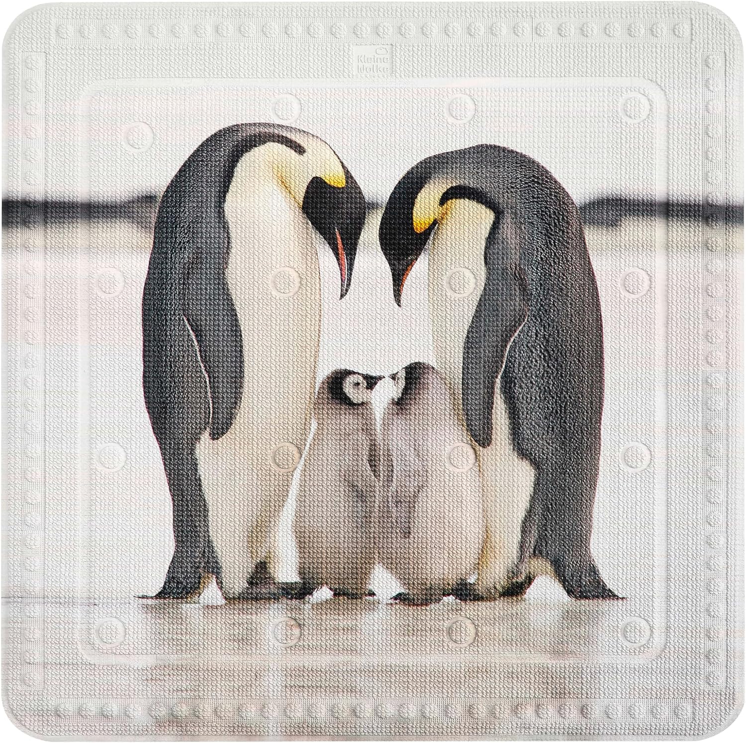 Kleine Wolke Shower Mat PVC Snow White 55 x 55 cm