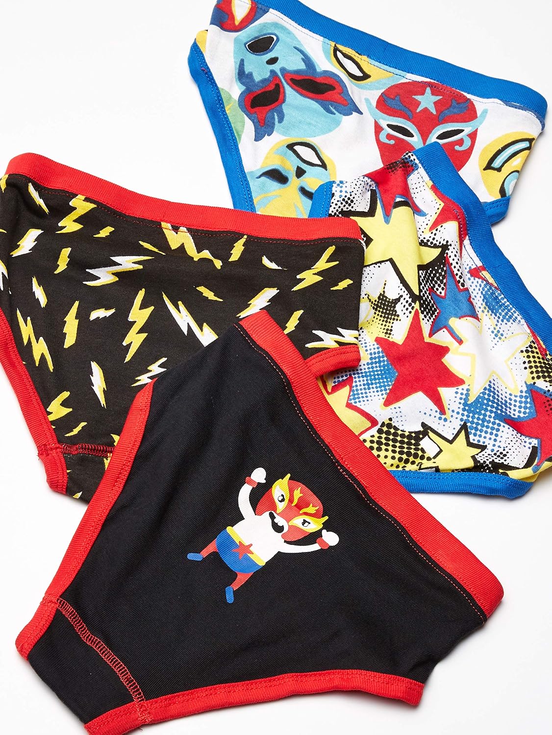 Spotted Zebra Boys' Cotton Briefs Underwear, Multipacks