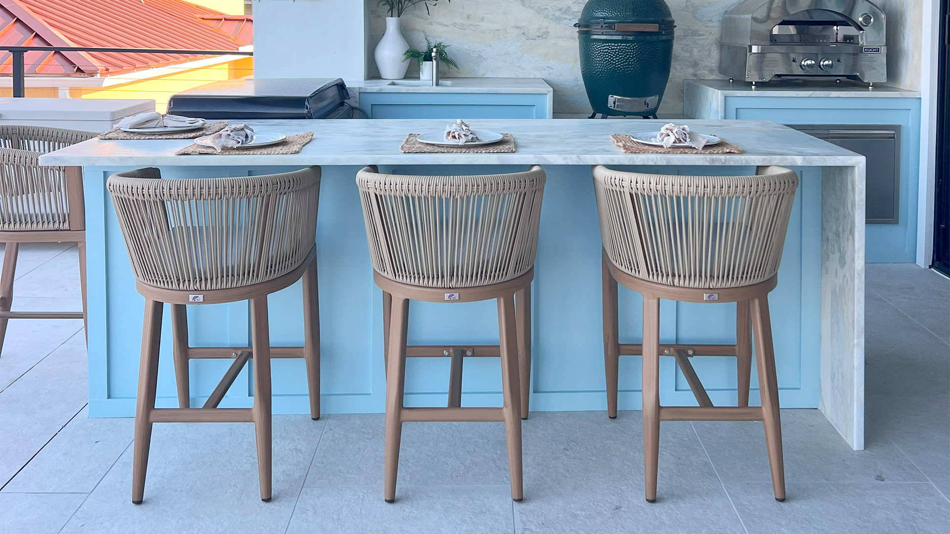 PAUL&SHARK ラウンドバッグ　ショットカウンター付き Amazon.com : PURPLE LEAF Counter Height Bar Stools Set of 2 Rattan