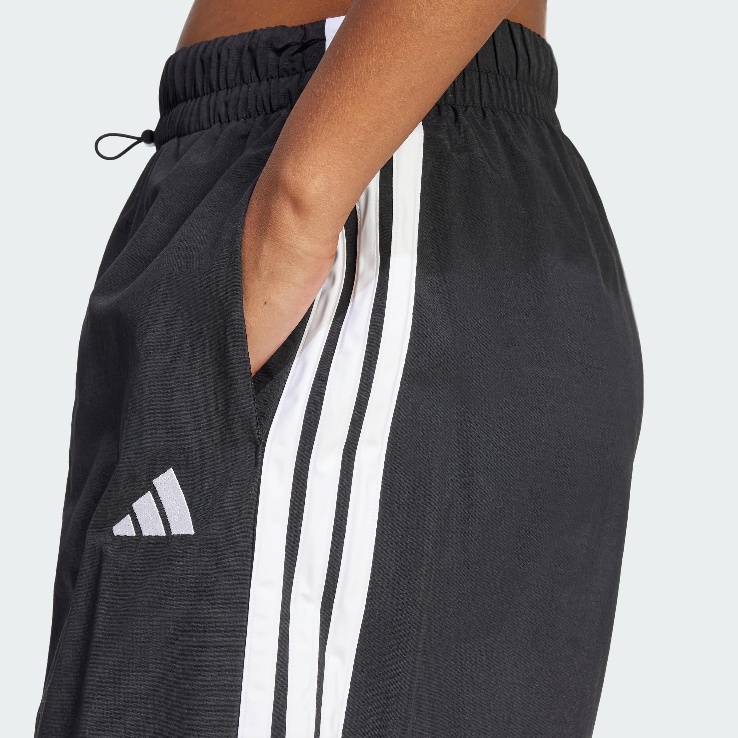 Adidas Donna Essentials 3-Stripes Lifestyle Woven Parachute Pants