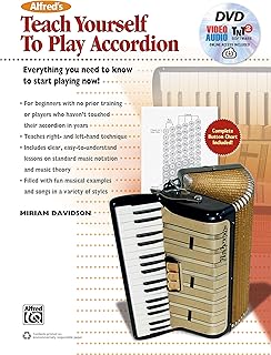 Alfred's Teach Yourself to Play Accordion: Everything You Need to Know to Start Playing Now!, Book, DVD
