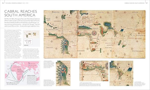 Exploration Map by Map: From Migrations and Encounters to Voyages and Discoveries (DK History Map by Map)
