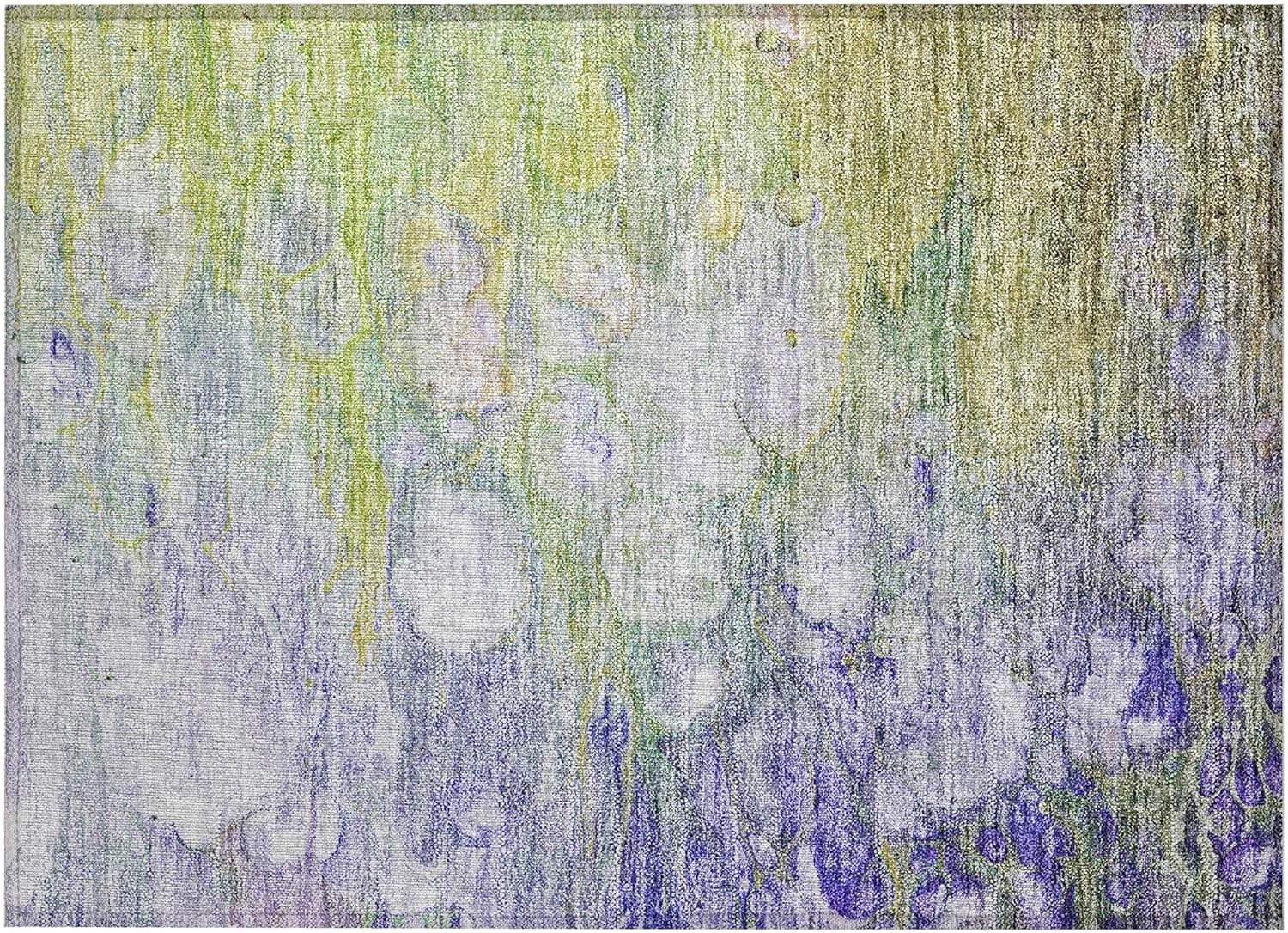 Addison Rugs Chantille ACN698 Aloe 1'8" x 2'6" Indoor Outdoor Area Rug, Easy Clean, Machine Washable, Non Shedding, Bedroom, Entry, Living Room, Dining Room, Kitchen, Patio Rug