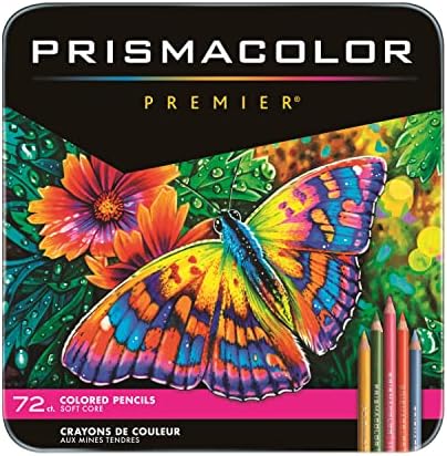 Prismacolor Premier Colored Pencils | Art Supplies for Drawing, Sketching, Adult Coloring | Soft Core Color Pencils, 72 Pack