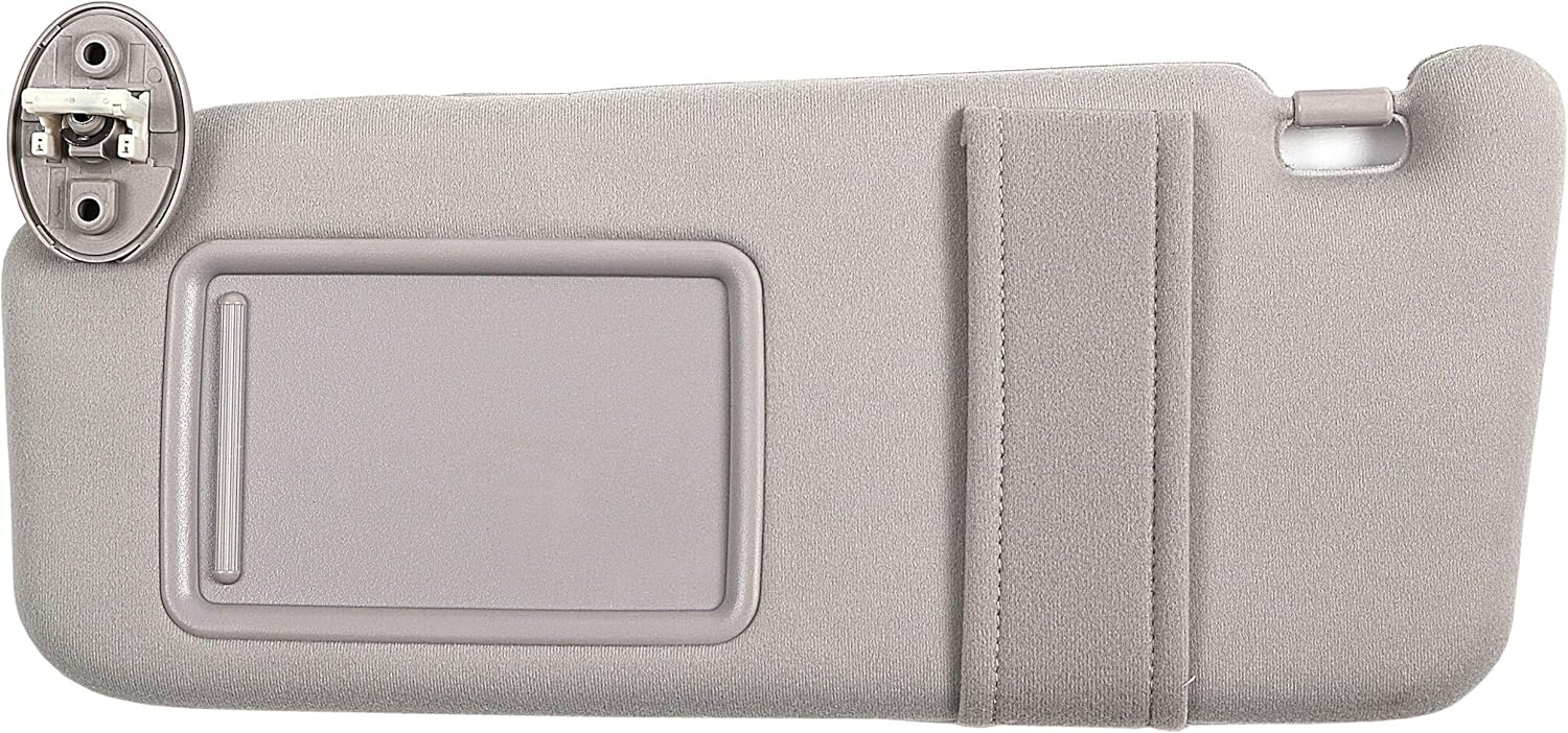 Ezzy Auto Light Gray Left Driver Side Sun Visor fit for Venza with Sunroof 2009 2010 2011 2012 2013 2014 2015 2016 74320-0T022-B1