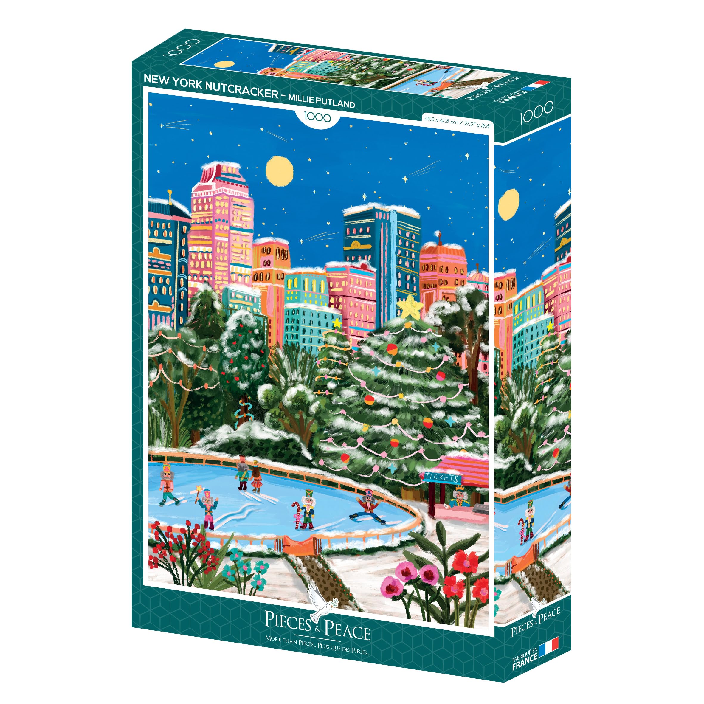 Pieces & Peace Puzzle New York Nutcracker - Jeu de 1000 pièces