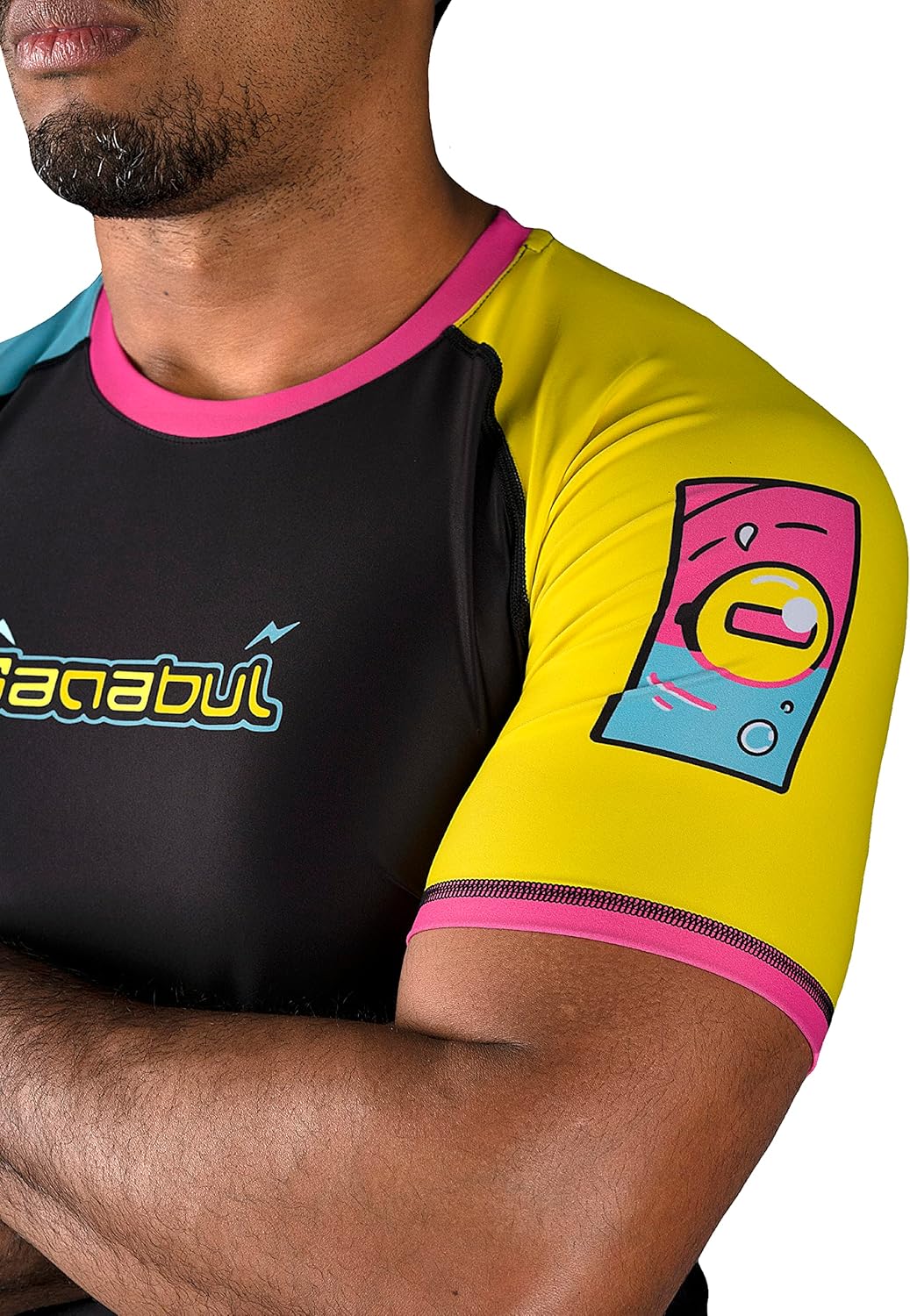 Sanabul Ronin Short Sleeve Jiu Jitsu MMA Training BJJ Rash Guard - Image 4