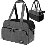 PetAmi Small Dog Purse Carrier, Soft-Sided Pet Carrier Bag with Pockets, Portable Puppy Cat Travel Handbag Tote, Airline Approved Breathable Mesh, Poop Bag Dispenser, Max 18 lbs, Polka Dot Black