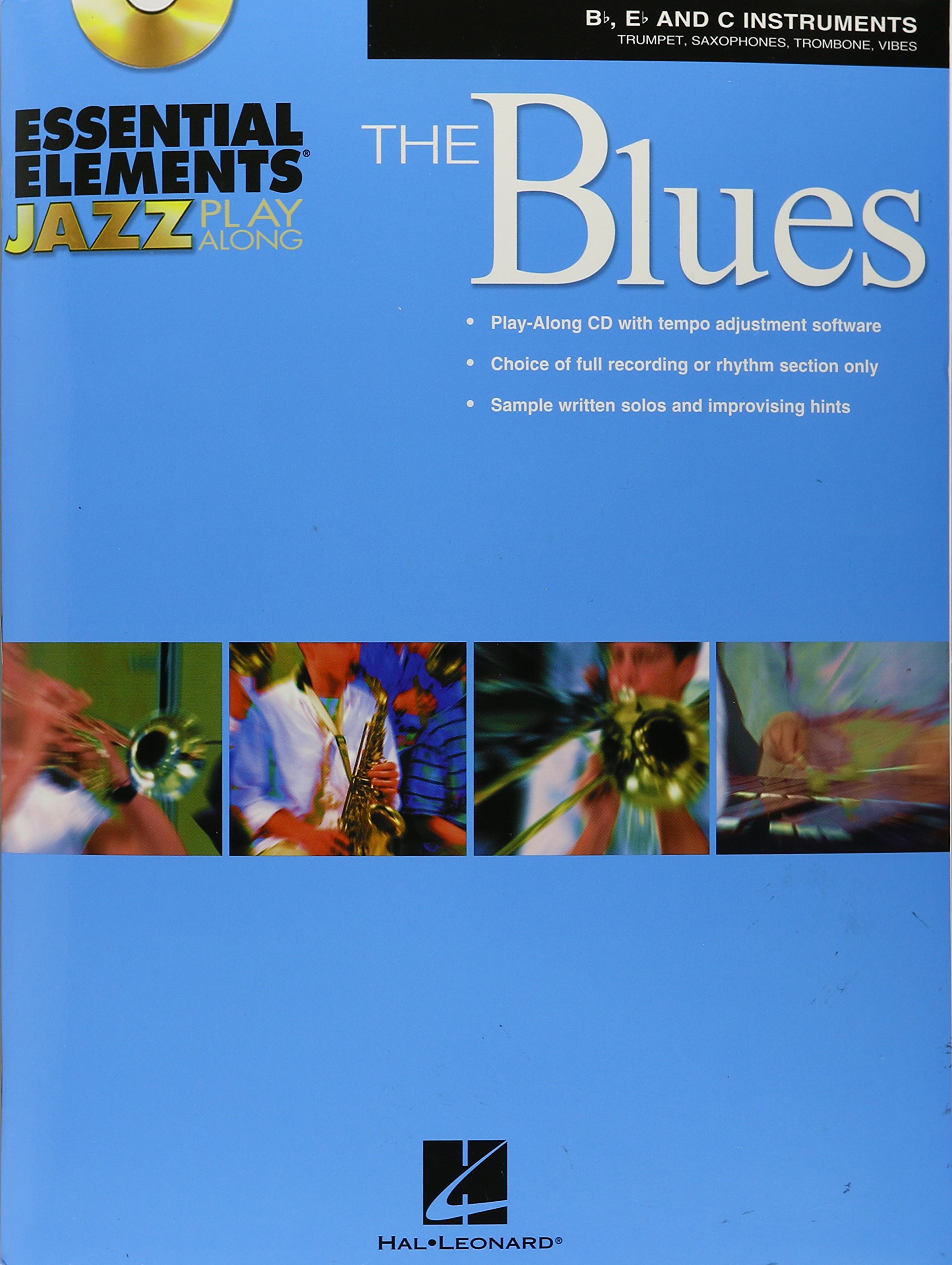Essential Elements Jazz Play-Along - The Blues: Bb, Eb and C Instruments