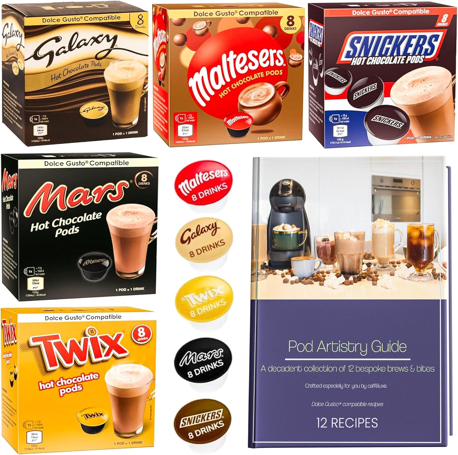 Mars Hot Chocolate Pods - Dolce Gusto Compatible - Morocco | Ubuy