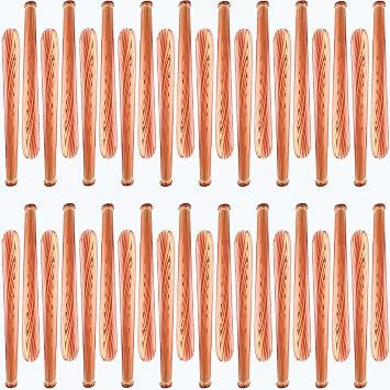 40 Pack 31.5 Inch Inflatable Baseball Bat Blow up Wood Grain Baseball Bat Inflates for Carnival Birthday Pool Summer Beach Baseball Party Favors