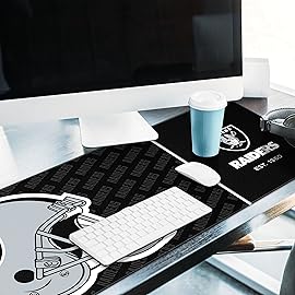 YouTheFan NFL Las Vegas Raiders Logo Series Desk Pad