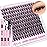 Fluff Lash Clusters Kit Wispy Lash Extension Kit 10-18MM Natural Lashes Clusters 180PCS Cluster Eyelash Extensions with Lash Bond and Seal and Lash Applicator DIY Eyelash Extension Kit by Pleell