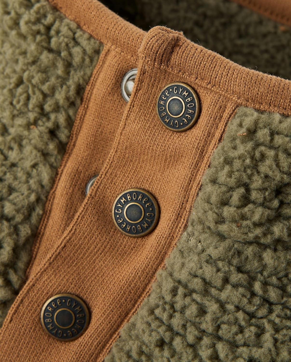 Gymboree プルオーバーセーターAnd Toddler Long Sleeve Half Snap Sherpa Pullov