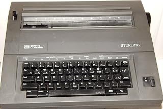 Smith Corona Electric Typewriter Model 5B-1 Sterling Model - Portable Quiet Gray (Renewed)