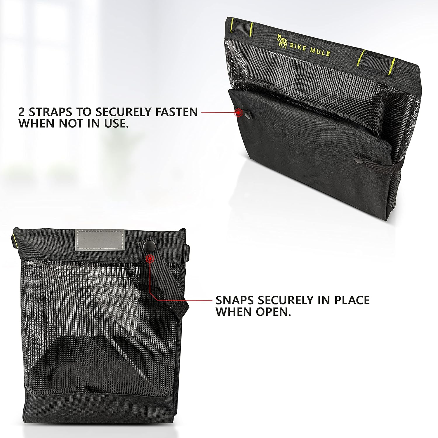 Grocery Pannier Bags - The Ultimate Carrier Baskets for Shopping with Your Bicycle - Pair