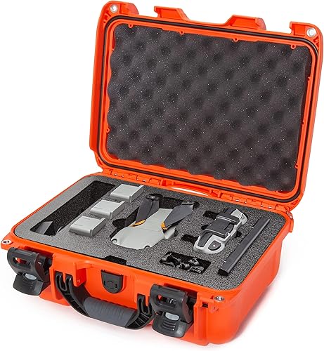 Nanuk Estuche rígido impermeable con inserto de espuma para DJI Air 2S Fly More Combo - Naranja 915-MAVIA2S3 Anaranjado,Graphite,Verde