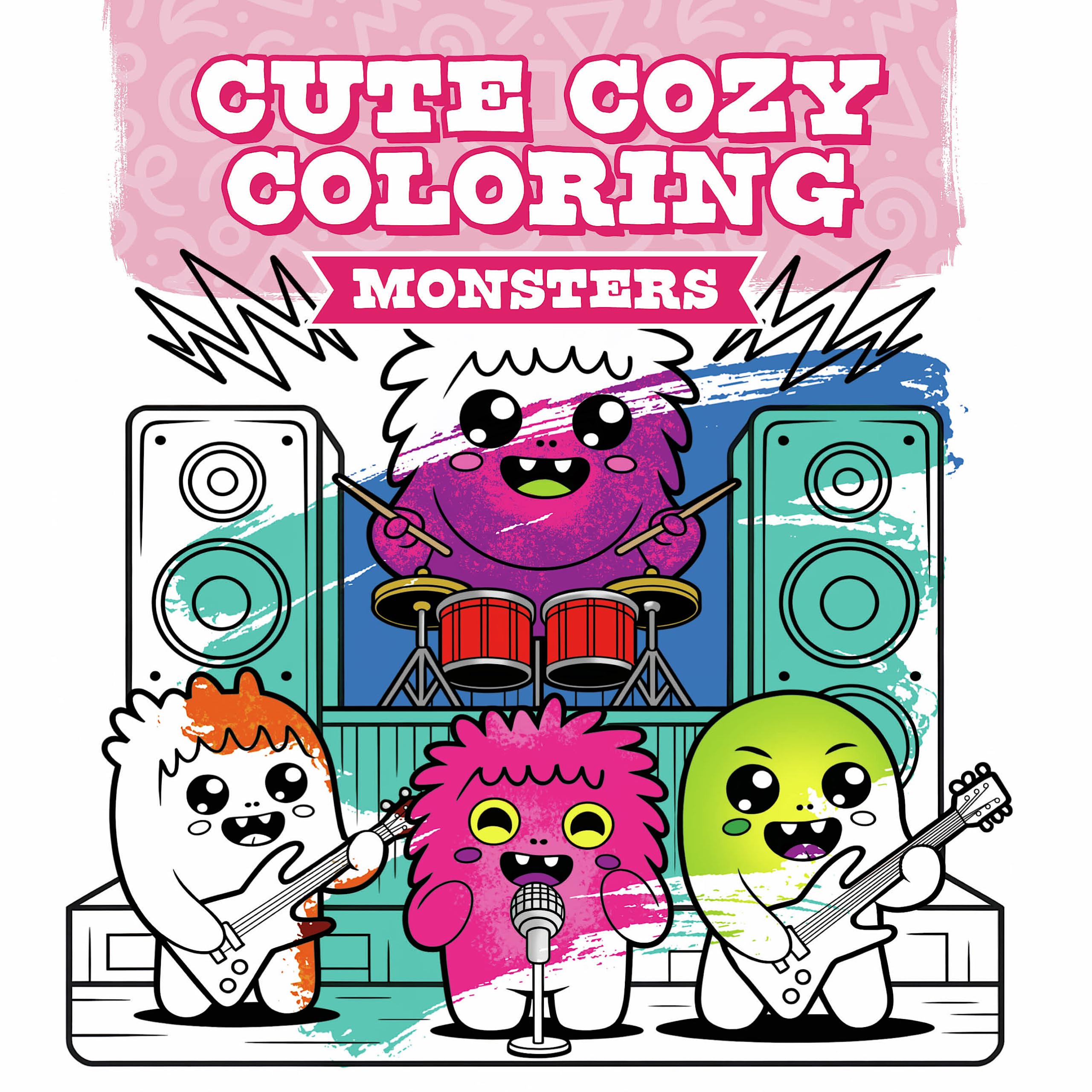 Cute Cozy Coloring: Monsters