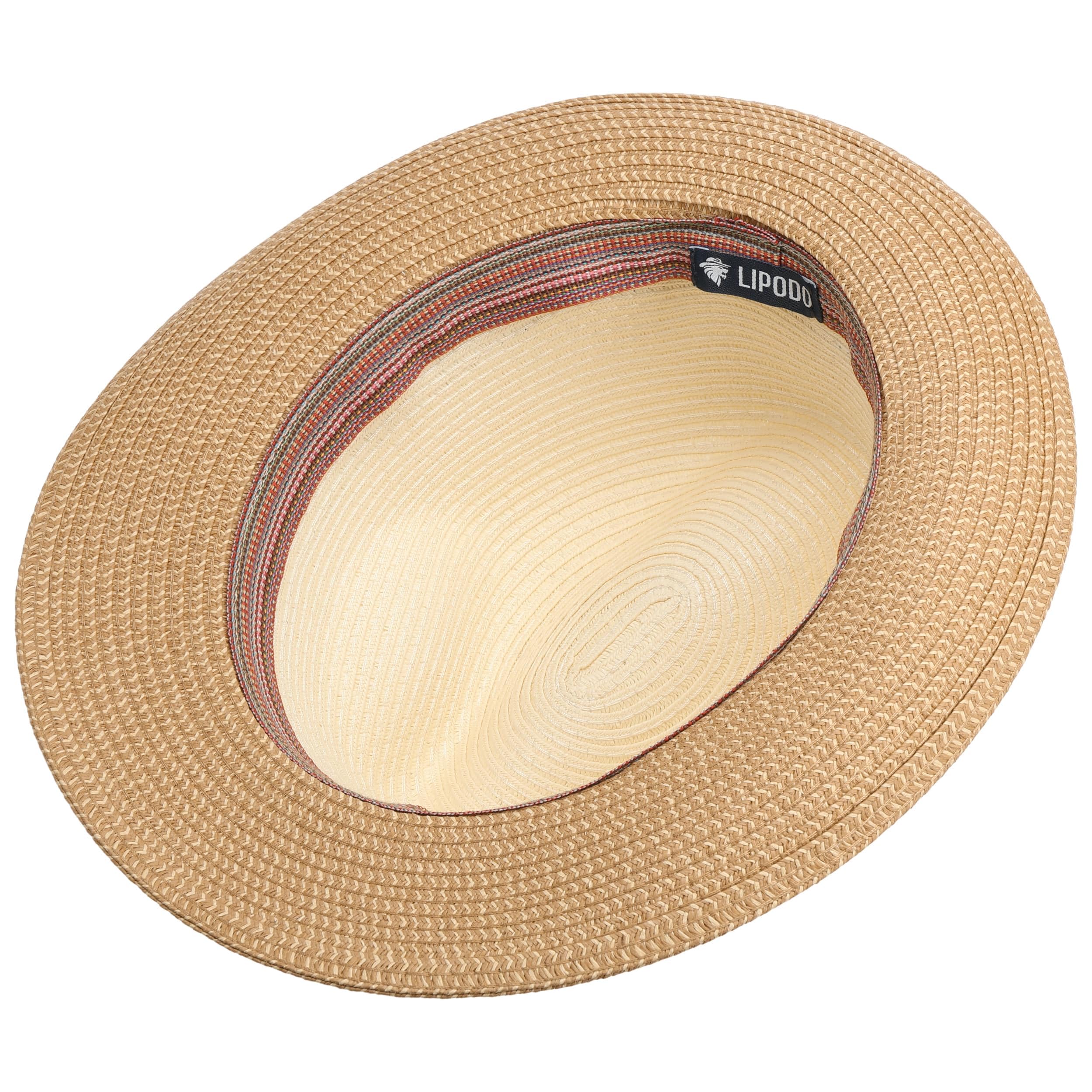 LIPODO Corinaldo Sombrero Bogart de Paja Hombre Primavera Verano