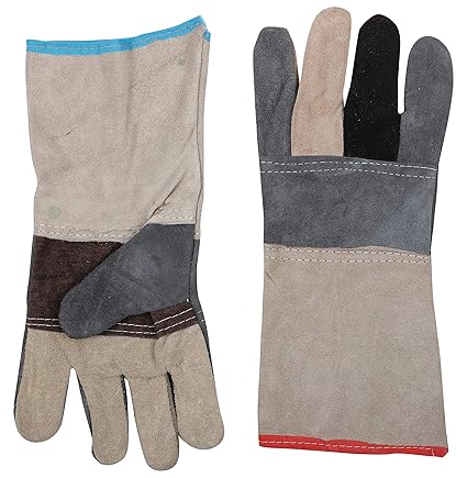Jay Engineering Leather Gloves Multicolour Pack Of 4
