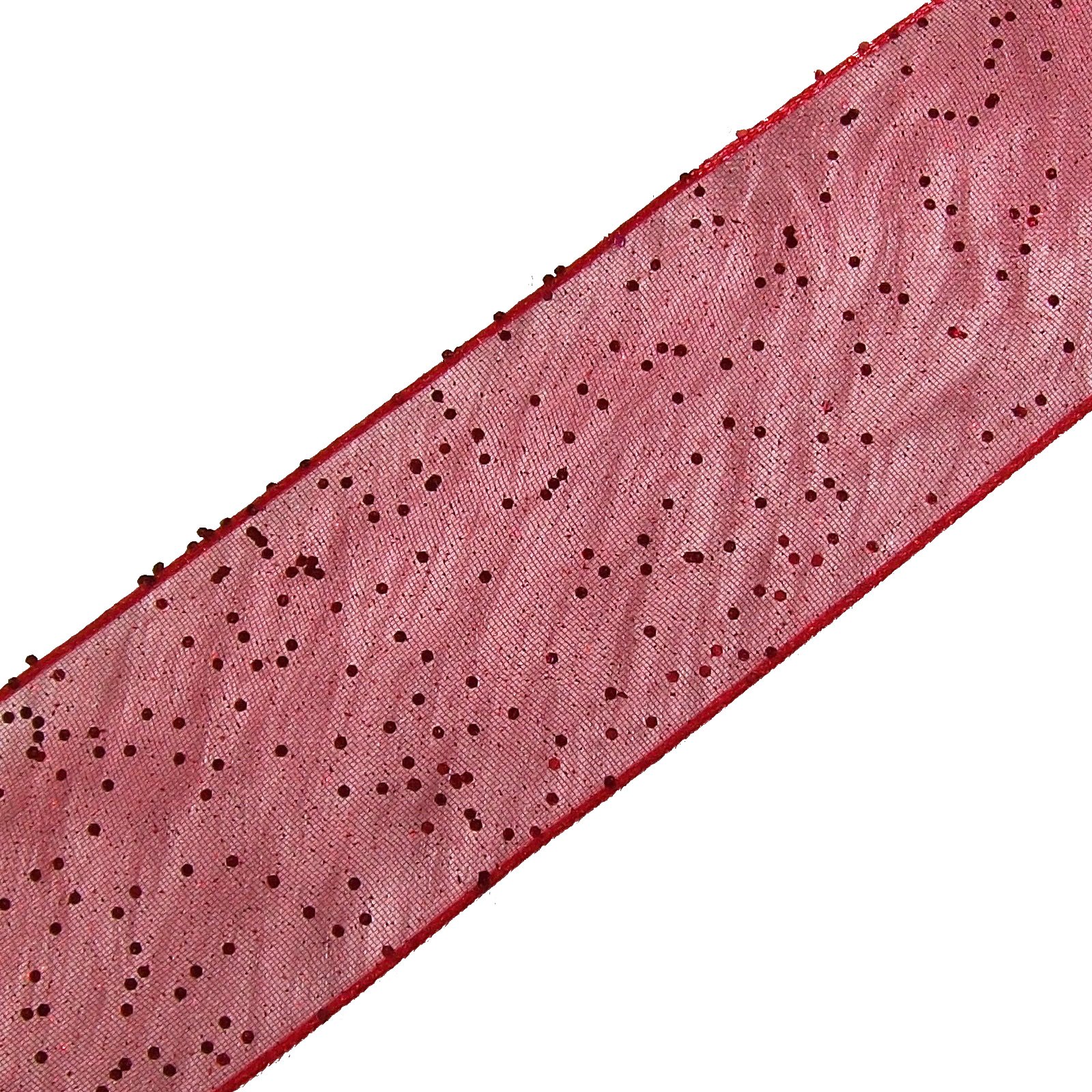 Berisfords Red Wi Glitter Sparkle Ribbon 15Mm Wide (, 3 M)