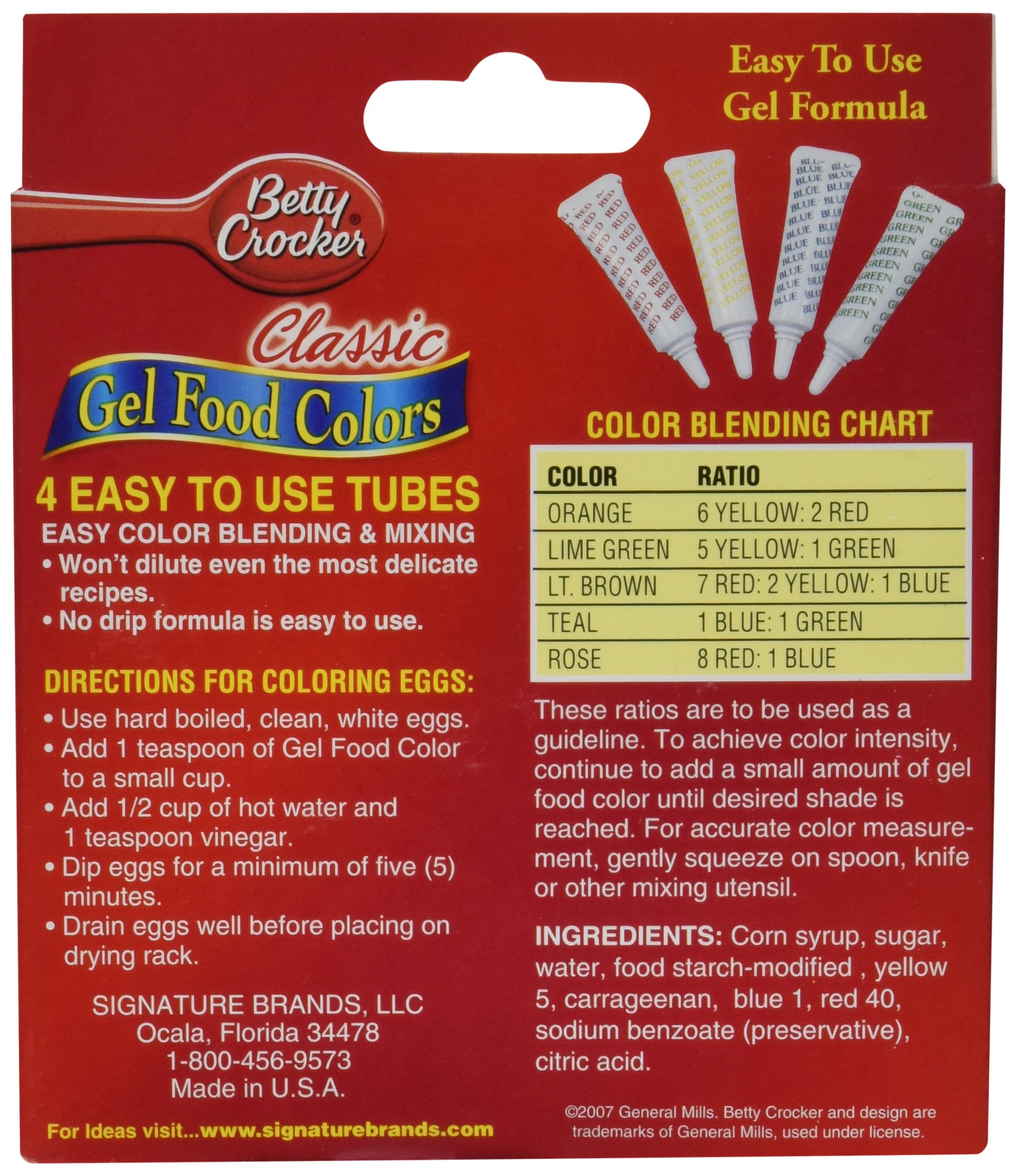 Betty Crocker Food 4color Gel Clssc
