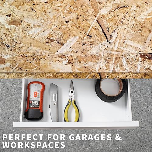 Miniatura 7 de VIVO Cajón extraíble deslizante montado debajo del escritorio de 16 pulgadas sin carcasa para escritorio de oficina, organizador de almacenamiento