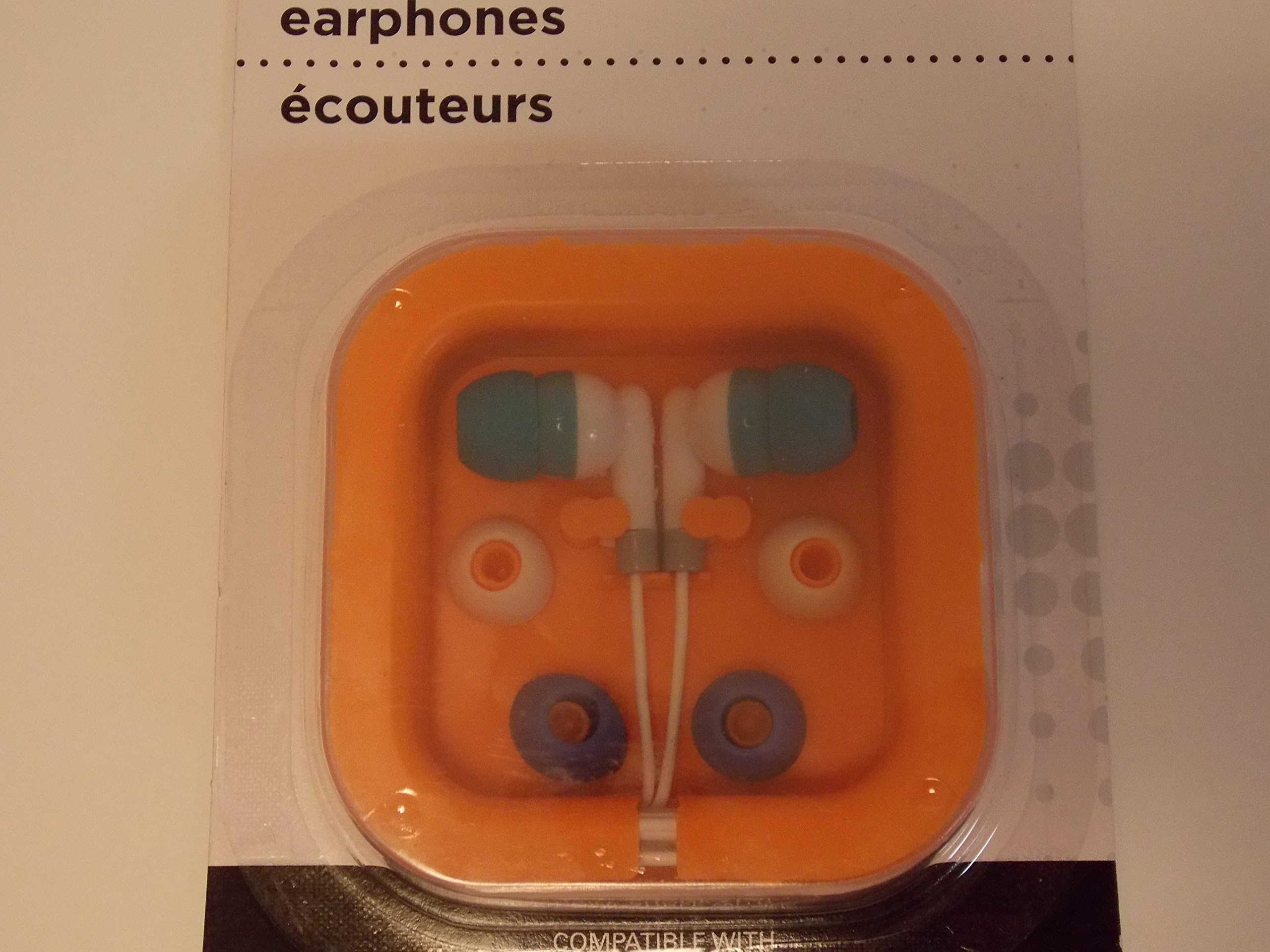 In Ear Headphone Ear Buds with Replacement Pads in Case