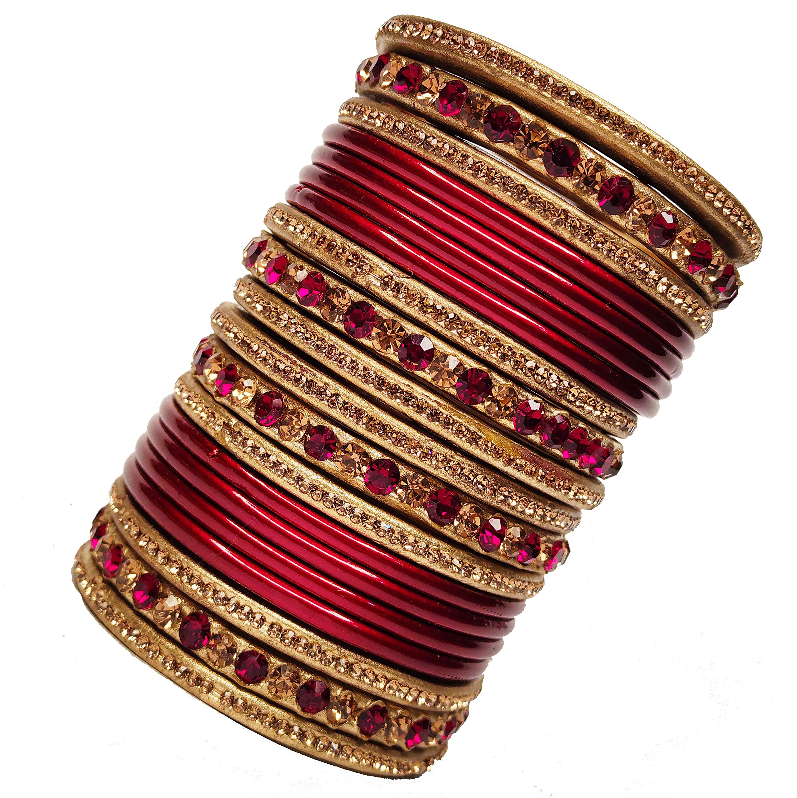 Lahthi Wala Lac Bangles Traditional set - Jaipuri Lakh Bangle Chuda Handmade Rajasthani Lac Bangles Chudi for Women, Ethnic Wedding Set For Girls & Ladies, Gift For Wife 20 Pcs, Maroon 2.4 (B09WW5RRVJ) Amazon Price History, Amazon Price Tracker