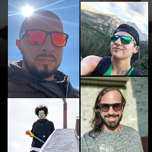 Miniatura 5 de VIAHDA Gafas de sol deportivas polarizadas para hombre Ciclismo Correr Pesca Golf Moda Gafas de sol Mujeres HD6009