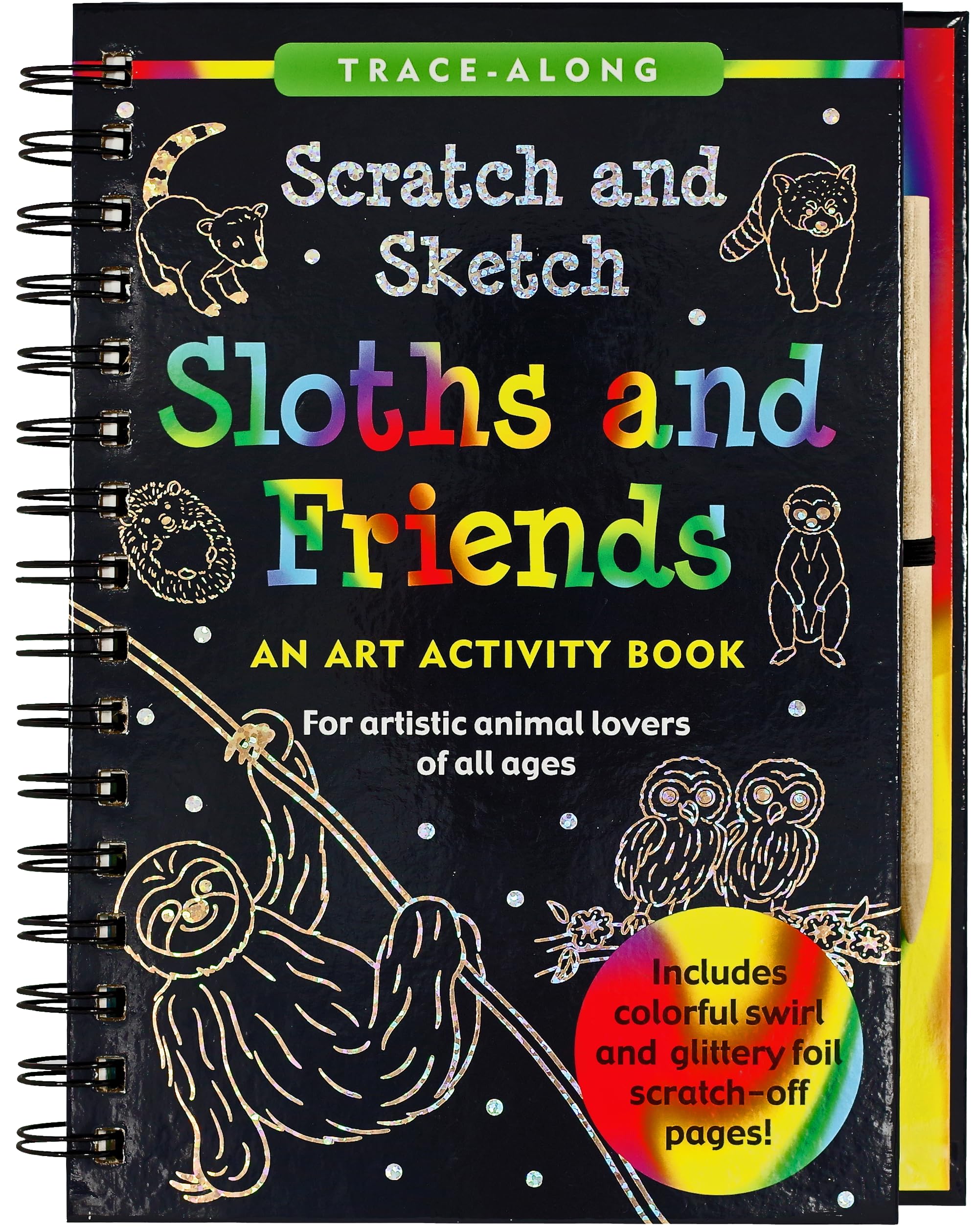 Scratch & Sketch Sloths & Friends (Trace Along): For Artistic Animal Lovers of All Ages