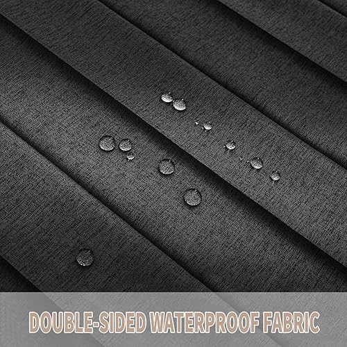 Miniatura 4 de Cortina de puerta de armario, divisora de habitación, plisadas y plegables, cortina para dormitorio sin puerta, 1 panel con amarre, 39 pulgadas de