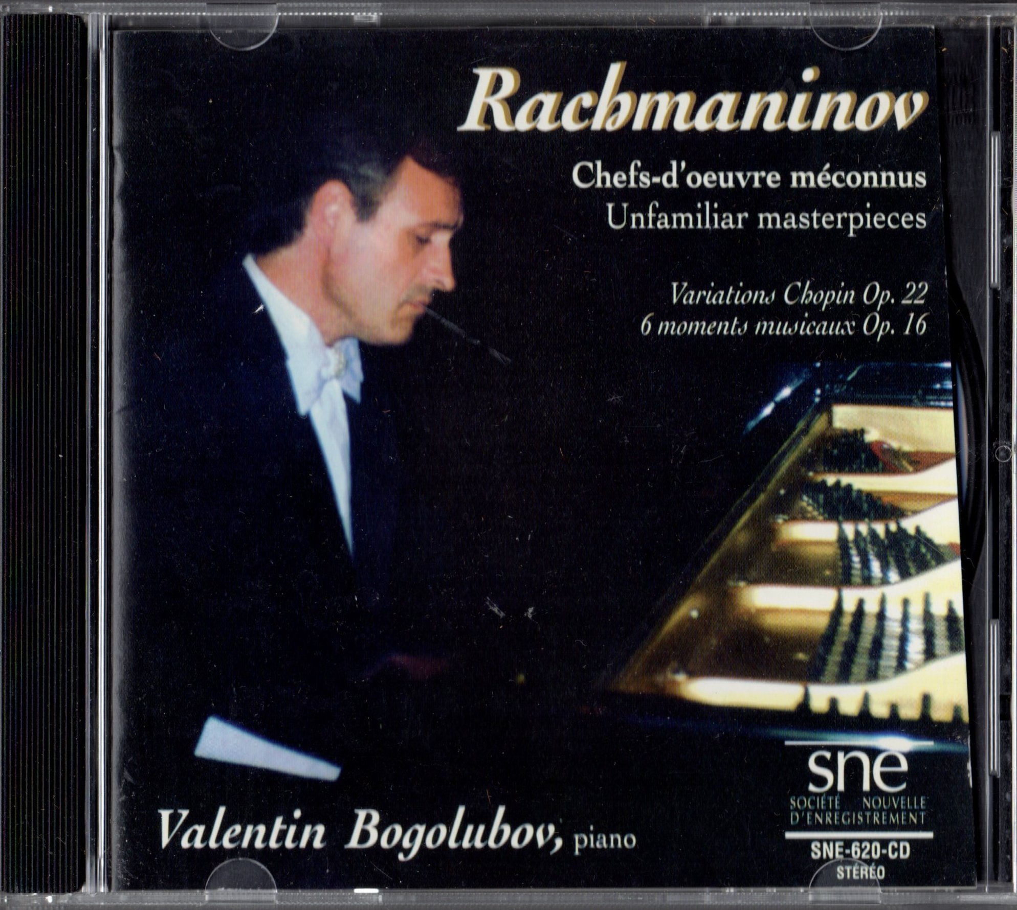 Unfamiliar Masterpieces [Audio CD] Rachmaninoff and Bogolubov