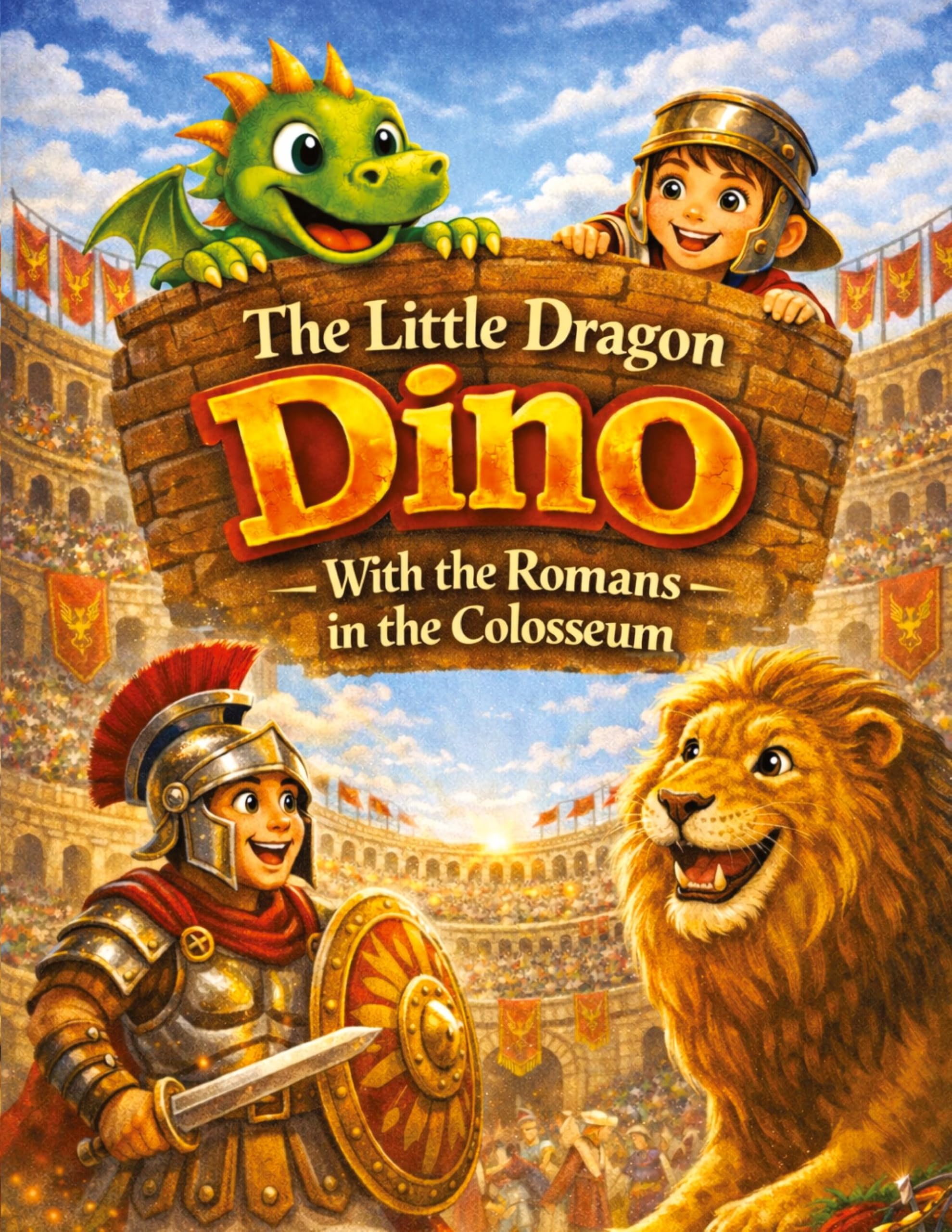 The Little Dragon Dino: With the Romans in the Colosseum (Read-aloud story for ages 5 and up For independent reading from age 8)