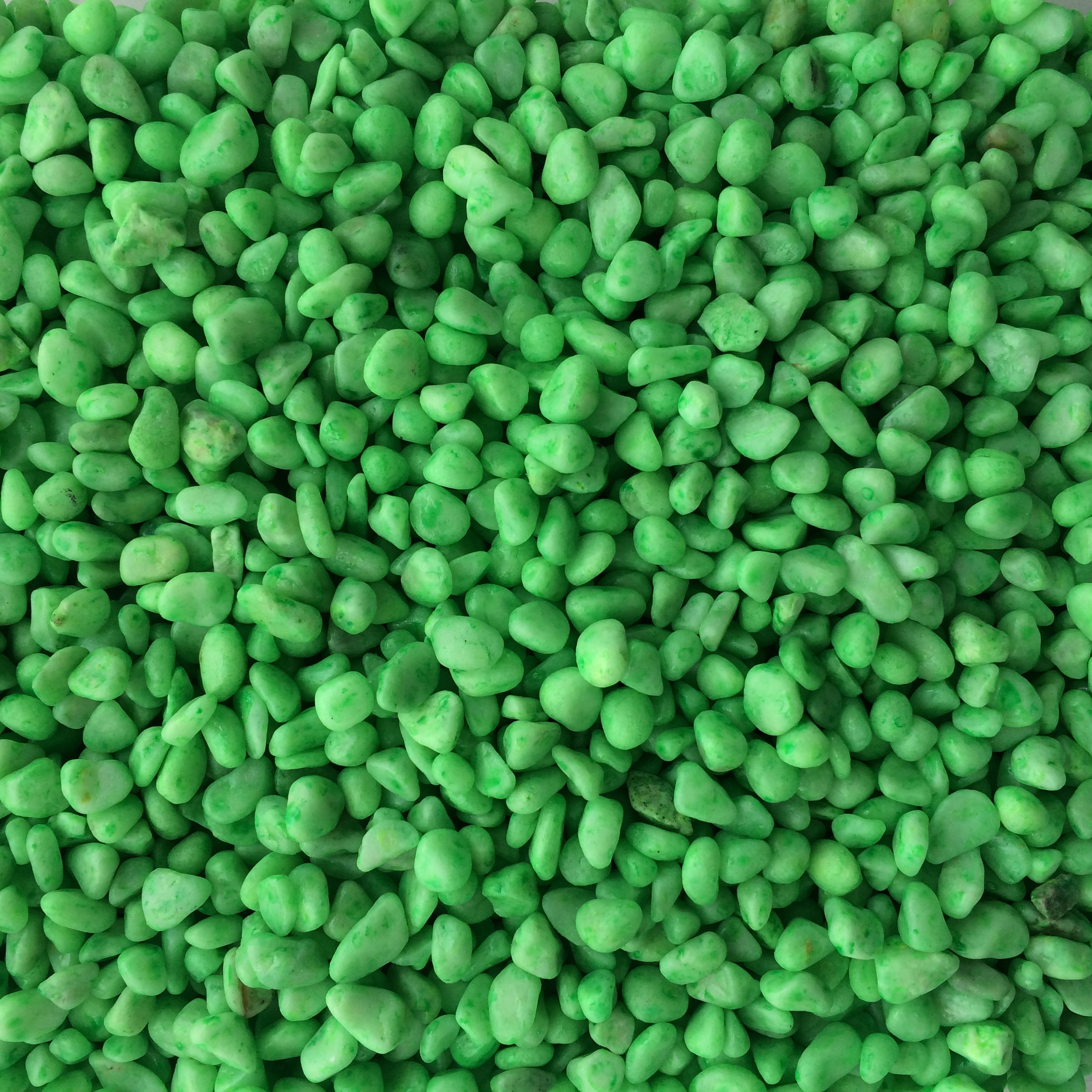Finest-Filters Aquarium Fish Tank Gravel in Multiple Colours and 2kg, 10kg, 20kg and 40kg bags. (Green, 2kg)