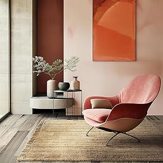 Nuloom Daniela Handmade, Natural, 3' x 5', Jute, Soft and Textured, High...