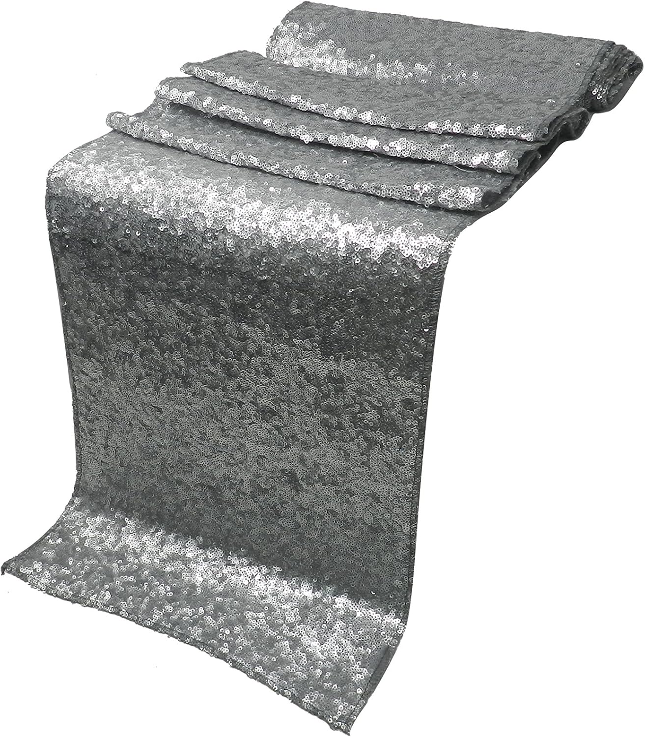 Amazon｜Elina Home 13インチ x 108インチ キラキラ スパンコール テーブルランナー 結婚披露宴 キッチンデコレーション