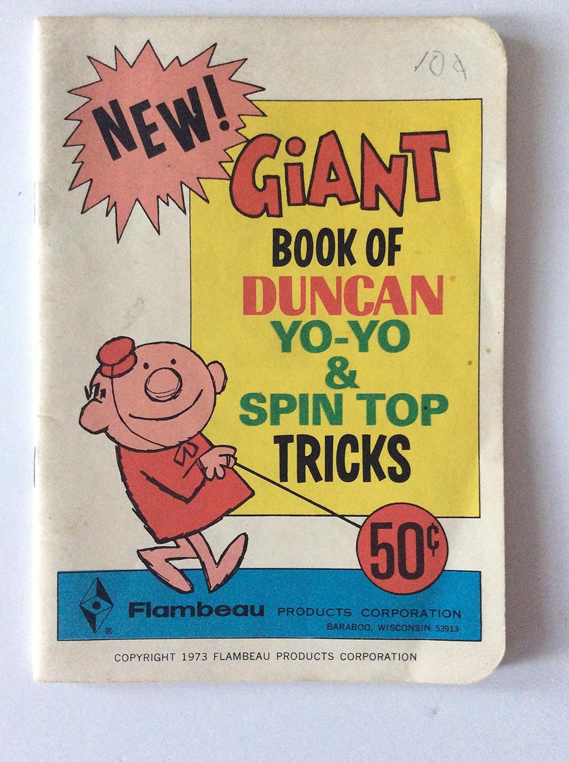 Giant Book of Duncan Yoyo & Spin Top Tricks FLAMBEAU PRODUCTS CORP Books