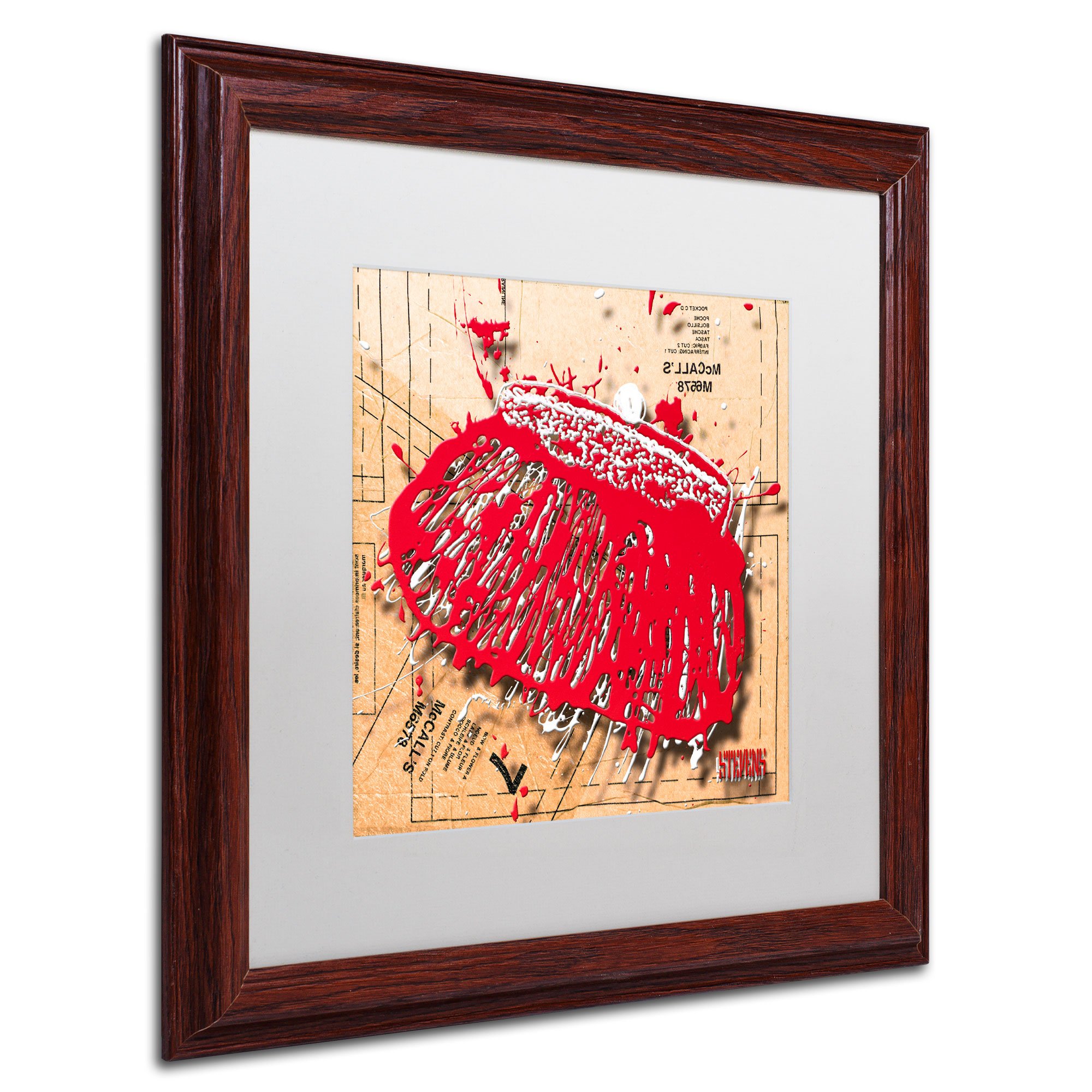 Amazon｜登録商標 ファインアート スナップパース レッドフレーム