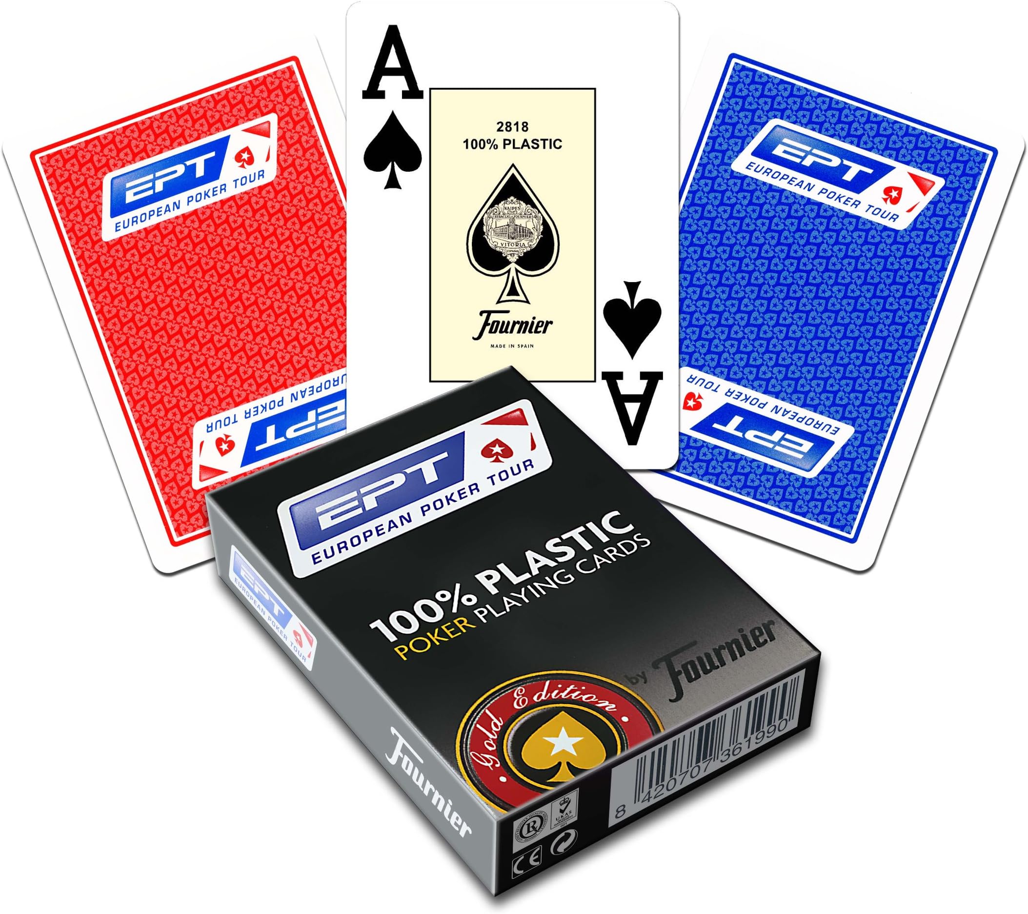 Fournier EPT 2010 100% Plastic Playing Cards