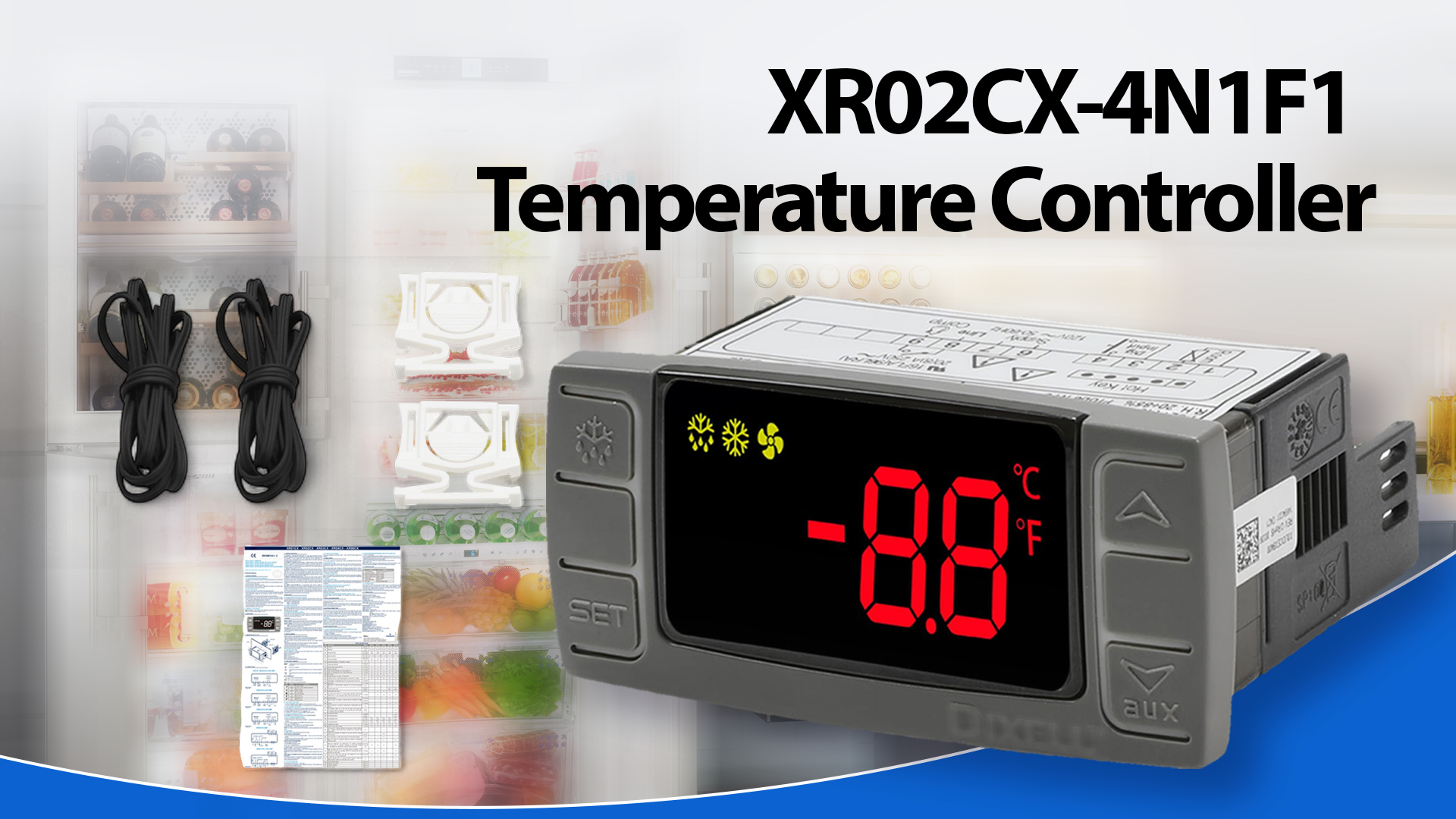 Amazon.com: for Dixell XR02CX-4N1F1 Temperature Controller Digital