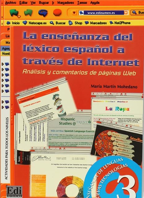 Portada de Enseñanza del Lexico Español a Traves de Internet: Analisis y Com Enta
