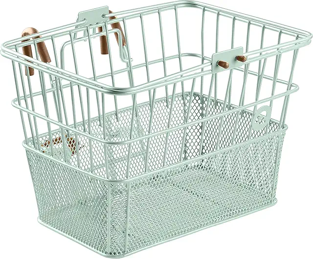 Retrospec Apollo Detachable Bike Basket - Universal Rieten Mand voor Op Fiets