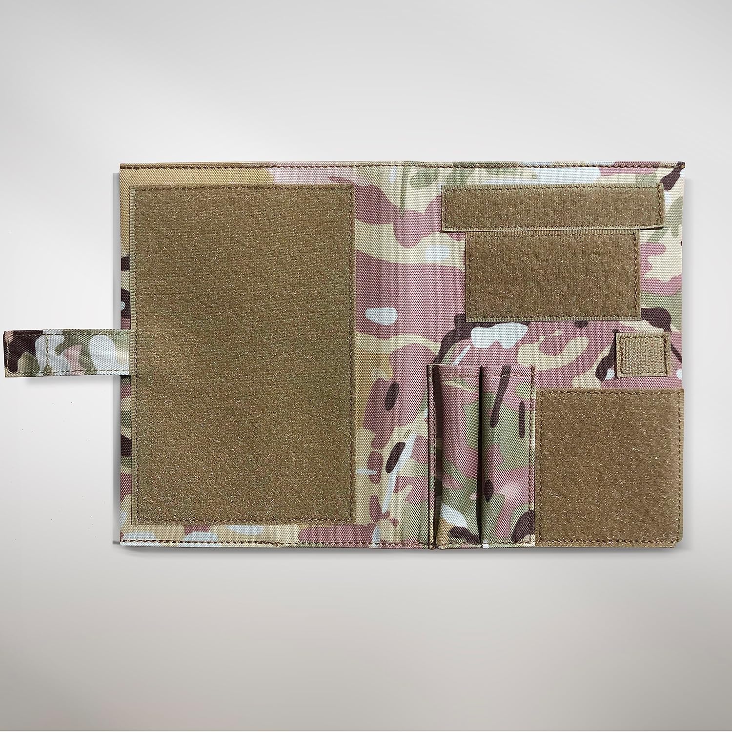 Tactical Notebook Cover - Weatherproof OCP Binder Organizer For 7x9" Notebooks (Coyote)