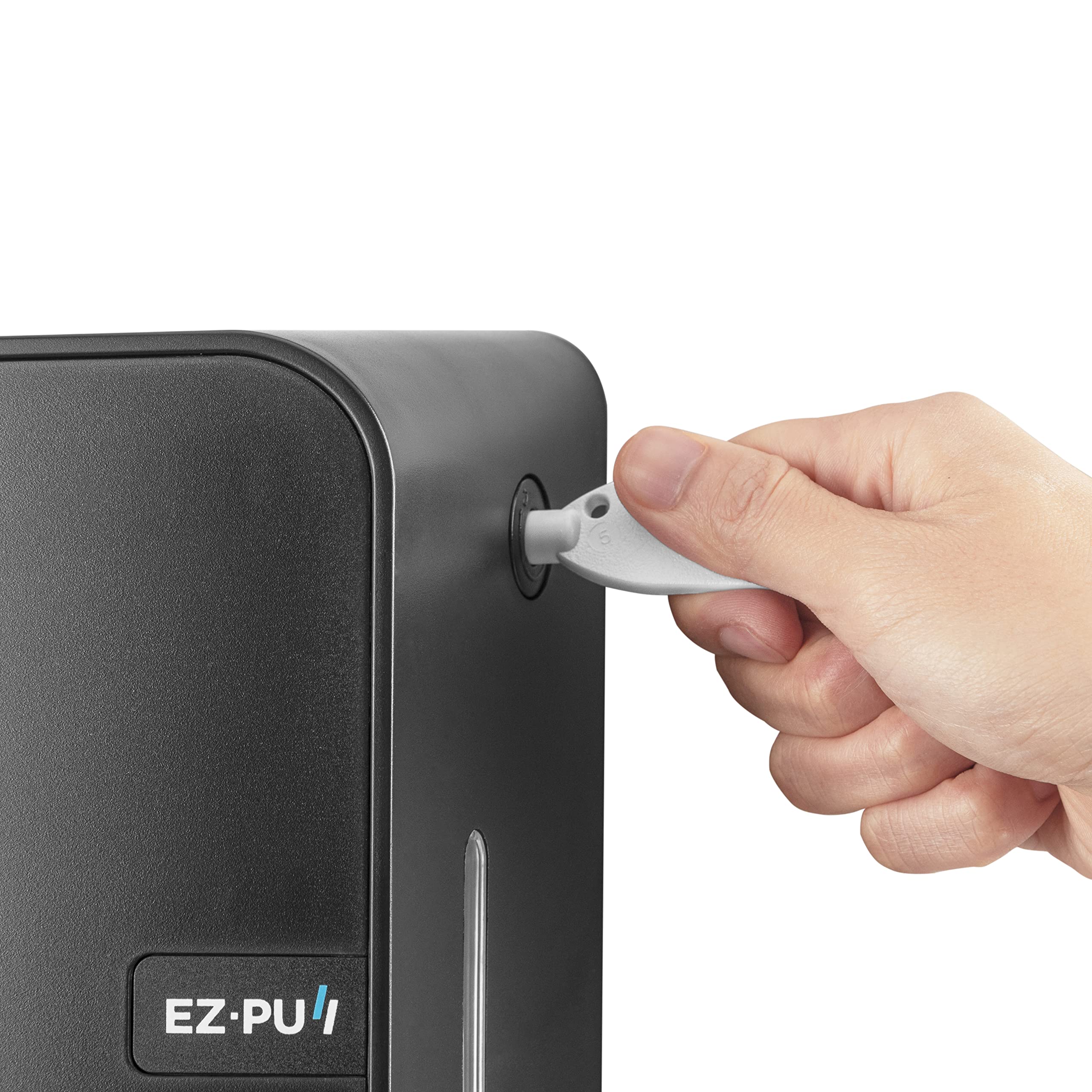 EZ-Pull Naścienny wielofunkcyjny dozownik ręczników do rąk do kuchni/łazienki/biura/kampera/Airbnb, czarny 3200B-EZ