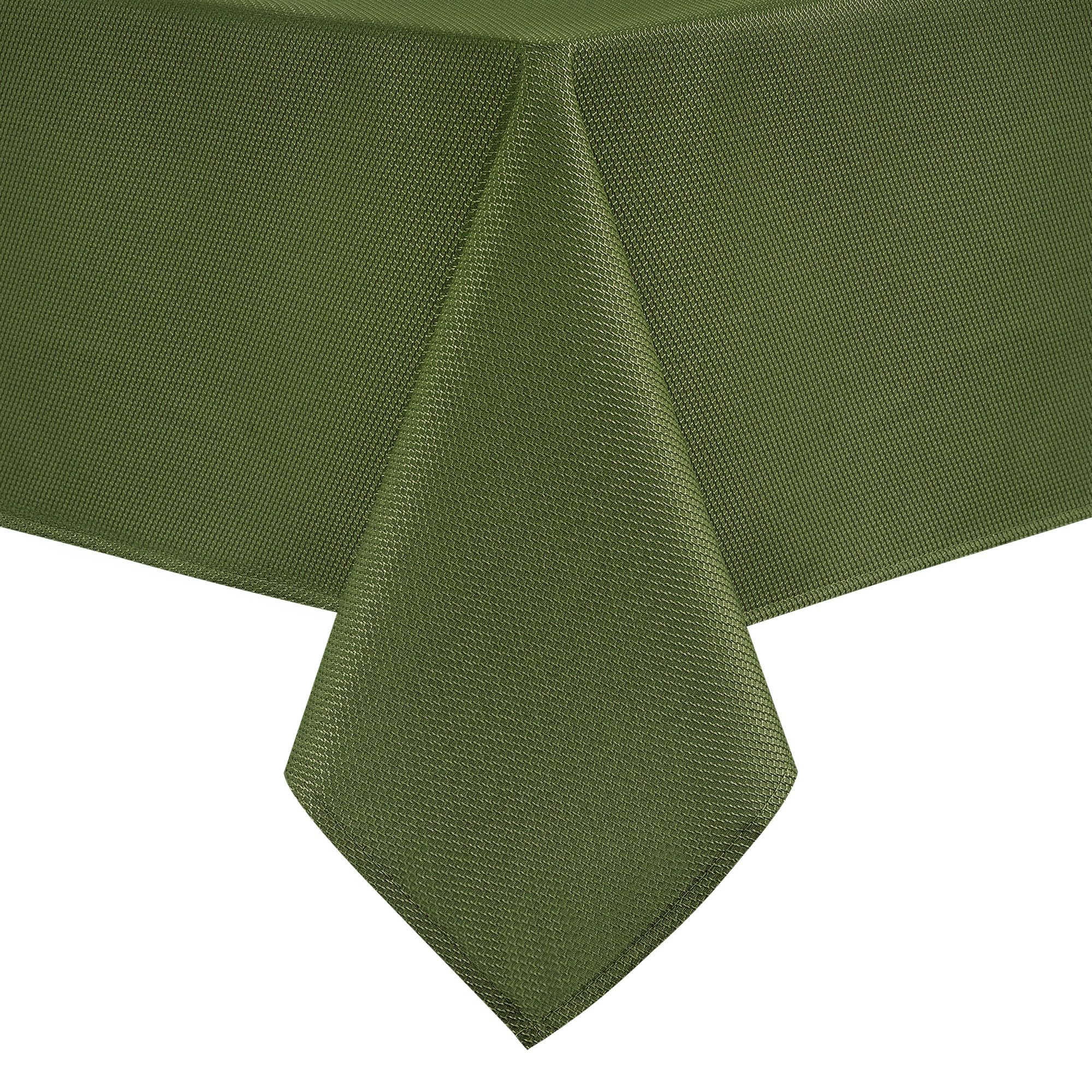 Hiasan 60 X 120 Inch Rectangle Textured Tablecloth - Waterproof Spillproof Antiwrinkle Jacquard Table Cloth for Kitchen and Dining Dinner, Outdoor