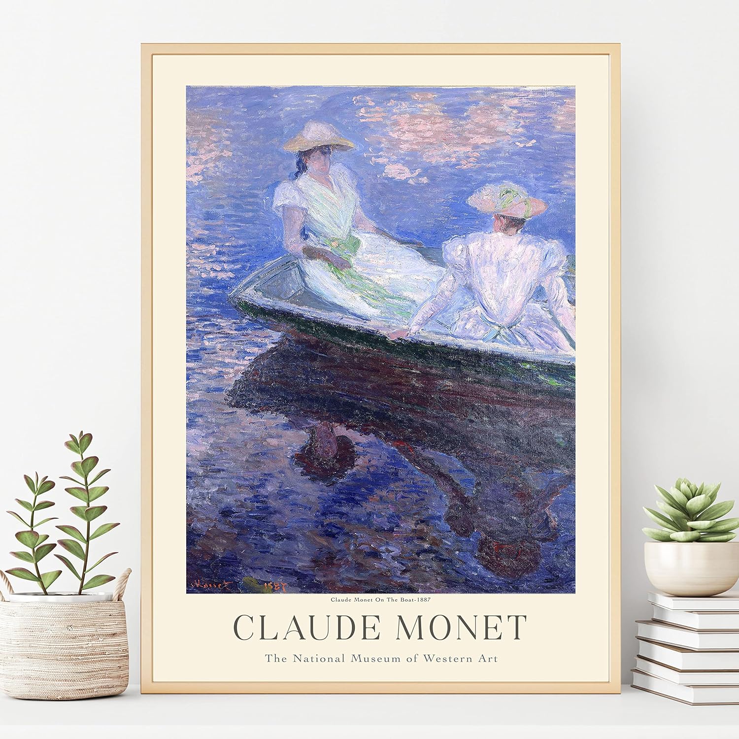 Claude Prints, Museum Gallery Exhibition Poster