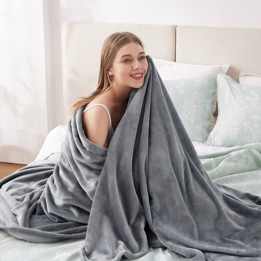 布団・毛布 TWIN BLANKET / SOLID Bedsure Twin Blanket for Bed - Fleece Cozy Soft Throw