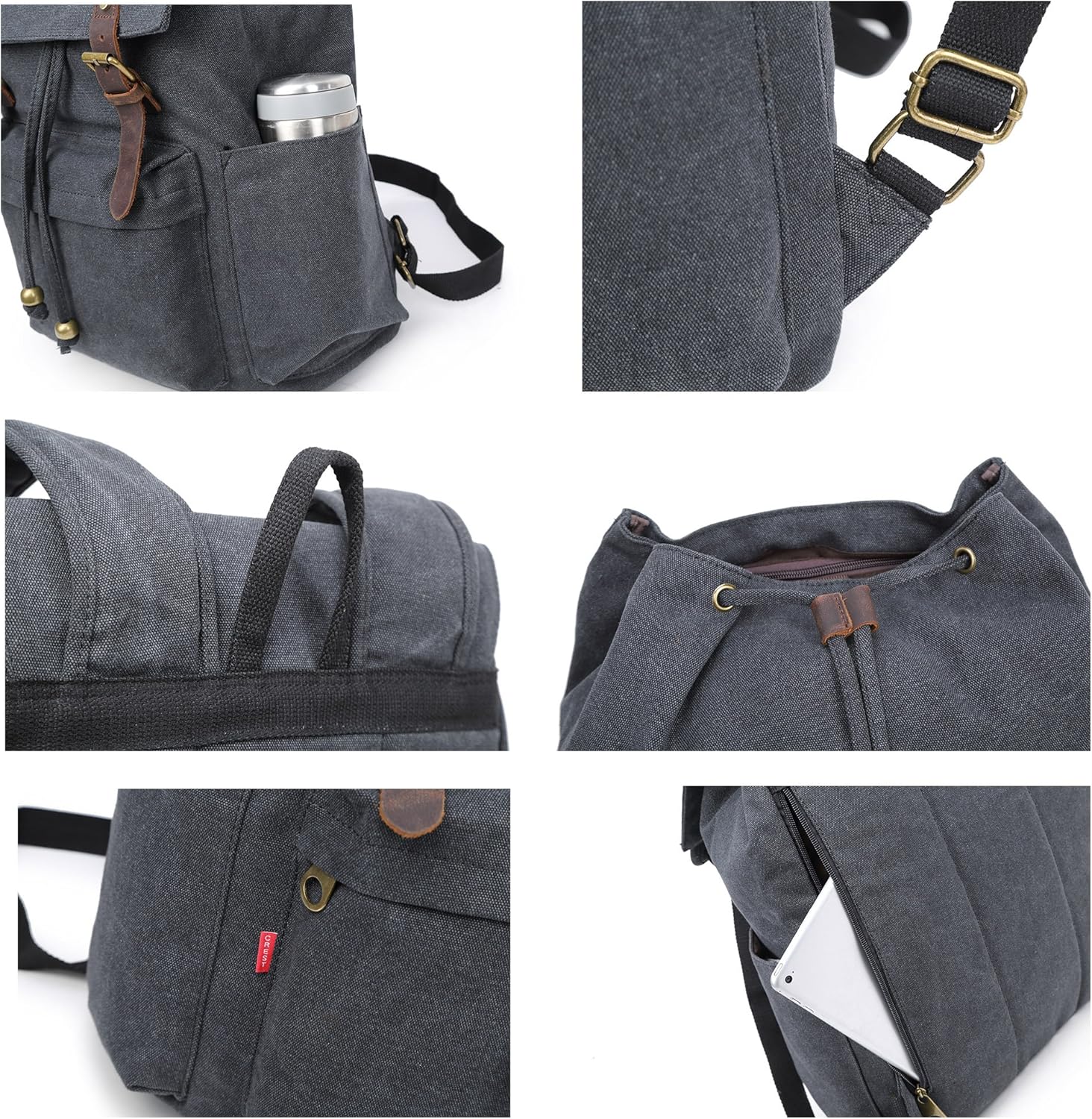 Black Friday Clearance Crest Design Vintage Canvas 16 inch Laptop Backpack School Bag Hiking Travel Rucksack 25L (Army Green) Product Deal Crest Design Vintage Canvas 16 inch Laptop Backpack School Bag Hiking Travel Rucksack 25L (Army Green)