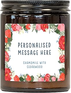 Manta Makes Personalised candle gifts for mum | 30 hour candle scented mum birthday gifts | presents for Mum | mothers day gifts for Mum from daughter | best mum gifts | mum gift